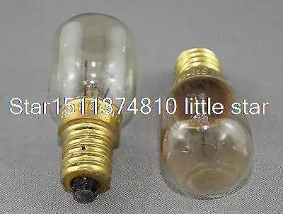 2 X OVEN LAMP GLOBE LIGHT BULB 25W 300 C E14