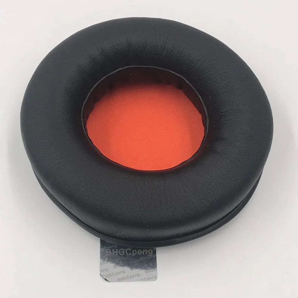 Almofadas para fone de ouvido, 1 par de almofadas para substituição de fone de ouvido, couro artificial macio, para razor kraken pro 7.1