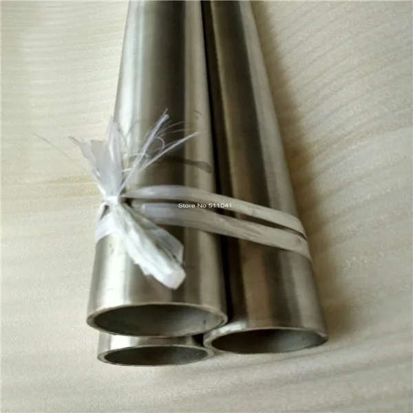 2pcs  Grade2 Gr2 Titanium  seamless tube OD 65mm x1mm wall x 500mm long,1pc Gr2 titanium sheet 1mm*250*300mm,1pc 15mm round bar