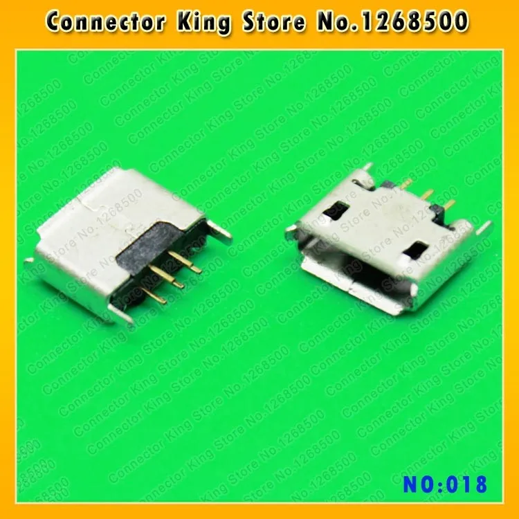 ChengHaoRan MICRO USB/коннектор/для мобильного телефона или планшета/Джек/V8 /5PIN/угол 180 градусов/DIP ,MC-018