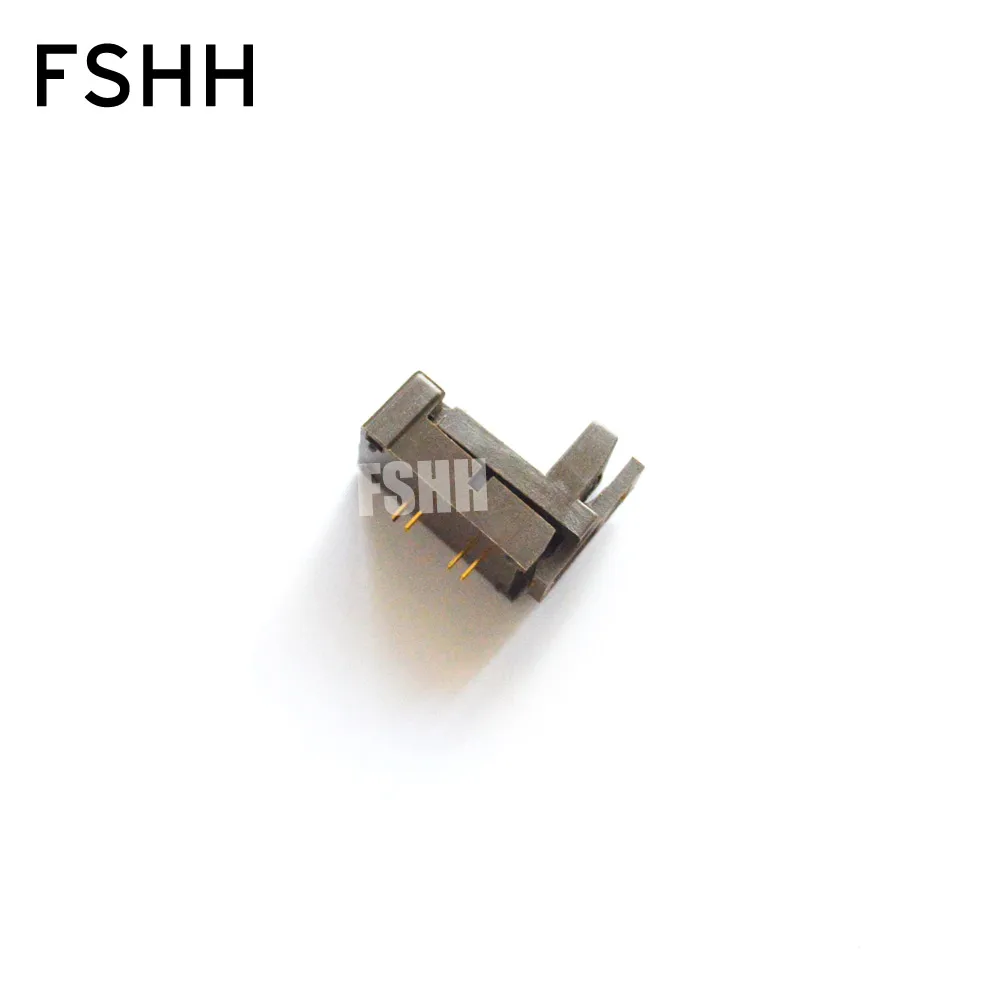 Clamshell SSOP8 ซ็อกเก็ตทดสอบ ic TSSPOP8 SSOP8 to DIP8 โปรแกรมเมอร์อะแดปเตอร์ Pitch 0.65 มม.