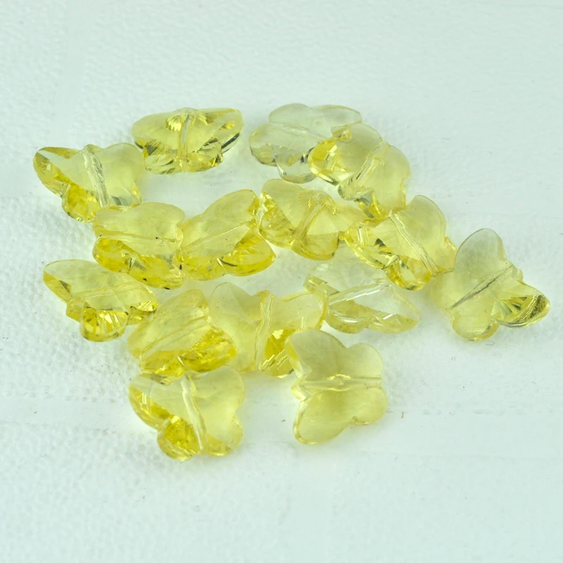 

Butterfly Bead Faceted Crystal Beads For Jewelry Making 11x14mm Yellow Color Beads Crystal Glass Diy Bead 100pcs/lot