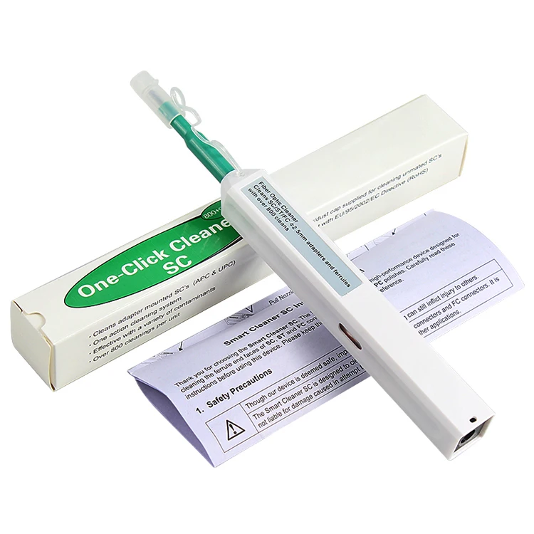 

5pcs Fiber Optic Cleaning Pen Fiber Optic Cleaner SC One Click Cleaner Fiber Optic Connector cleaning tool 2.5mm