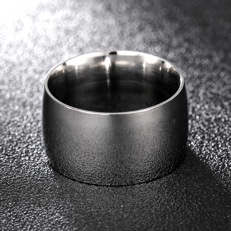 Wider Stainless Steel Ring for Biker Men and Women