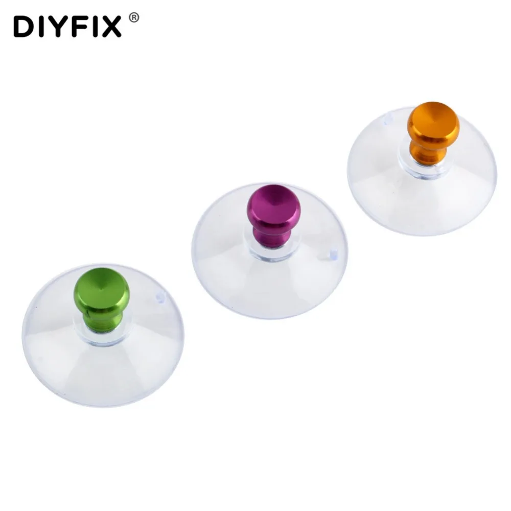 DIYFIX 3 قطعة صغيرة الالتصاق للجوال الهاتف شاشة LCD إصلاح افتتاح أدوات 40 مللي متر/1.6 بوصة المصاص حامل