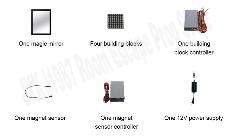 Human secrets escape props Product game props Mirror organ Guess hidden digital ciphers