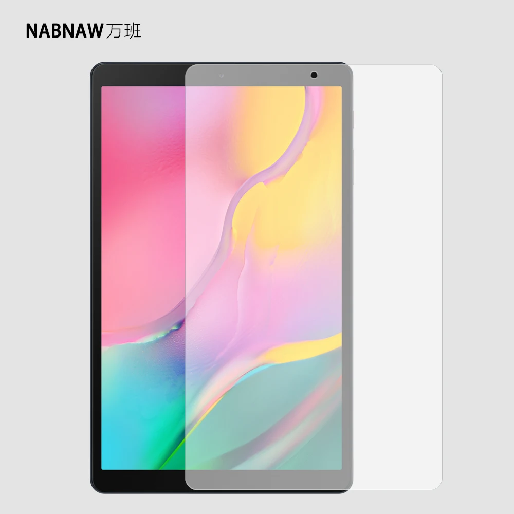 

NABNAW 9H Scratch Proof Tempered Glass for Samsung GalaxyTab A 10.1 inches 2019 SM-T510 Ultra Clear Screen Protector HD Film