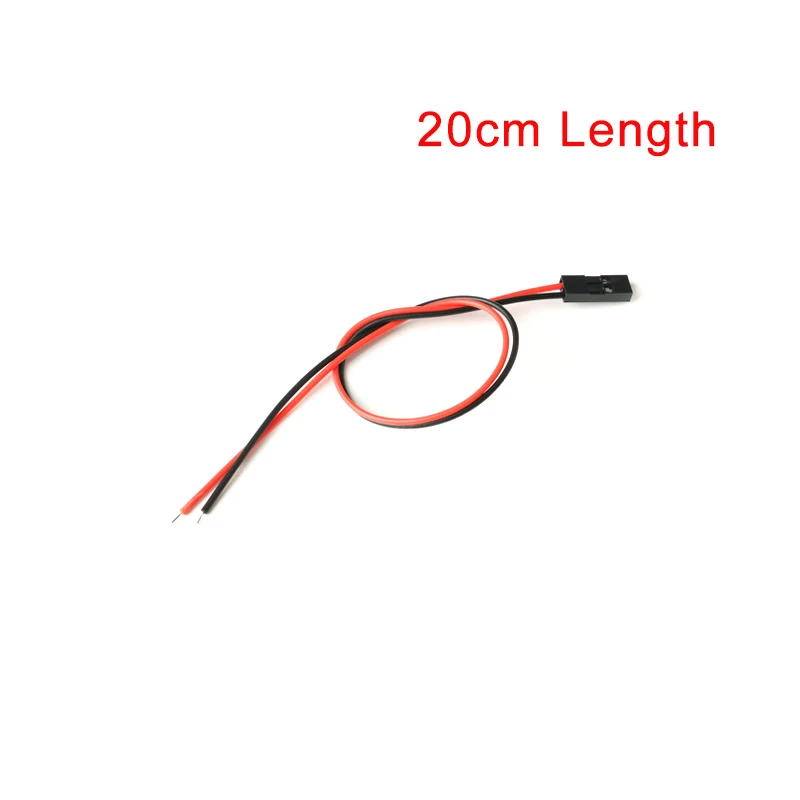 10pcs/lot 2PIN 2 Pin Female Jumper Connector Wire 24AWG 2P Dupont Cable For 3D Printer 10CM/20CM/30CM Length