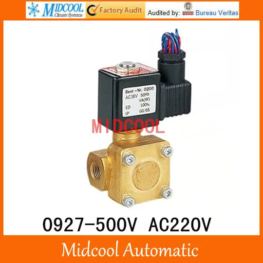 

Normally closed pilot operated diaphragm valve 0927-500V AC220V G1 1/4" two way two position