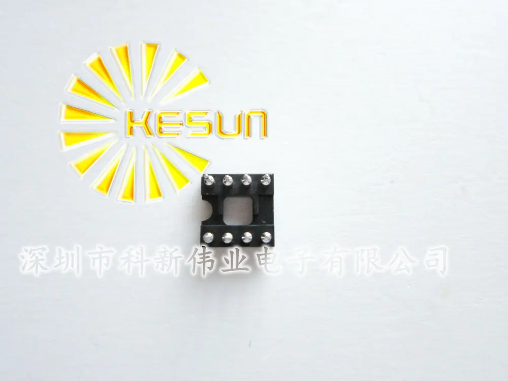 120PCS/LOT 2.54MM 8P (2x4 Pins) Circular hole IC Socket