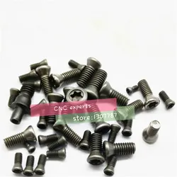 M2*6 M2.5*6 M2.5*8 M3*8 M3*10 M3*12  M3.5*10 M3.5*12 M4*10 M5*10  Insert Torx Screw for Replaces Carbide Inserts CNC Lathe Tool