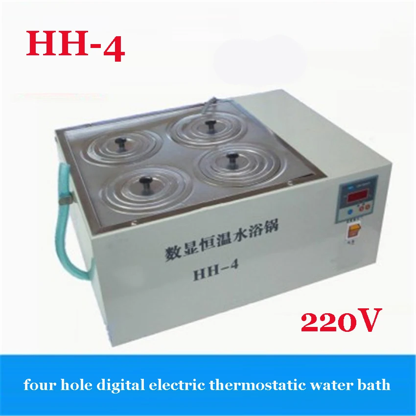 

1PC 1000W HH-4 four holes digital electric thermostatic water bath 202 Material standing station 220V