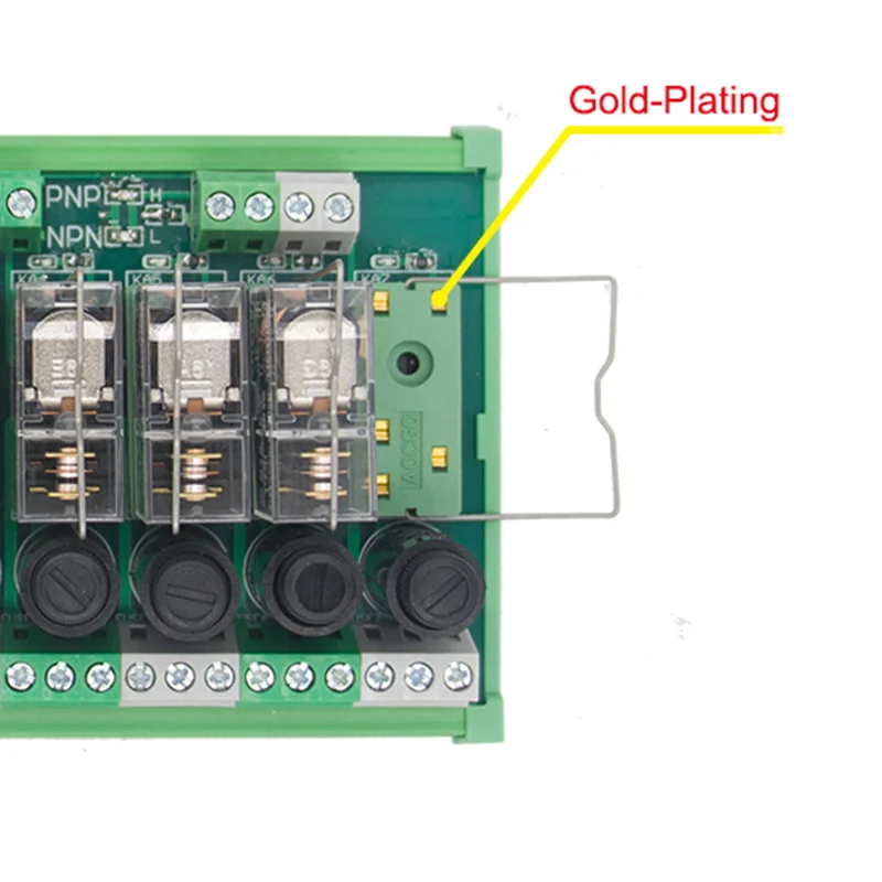 8 Channel 1 SPDT DIN Rail Mount OMRON G2R 24V DC/AC with fuse Interface Relay Module