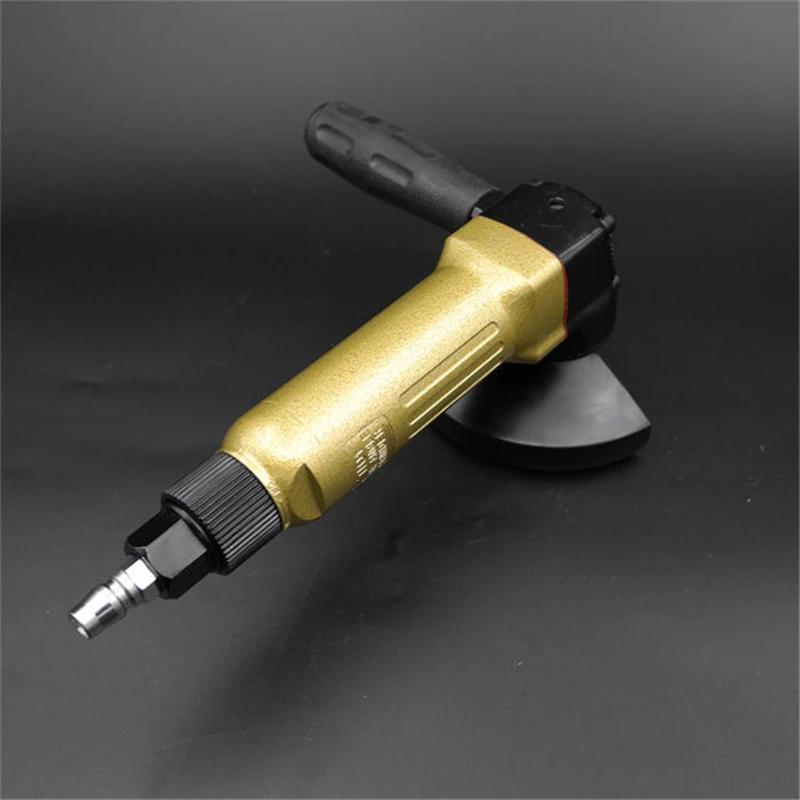 4 Inch Strength Type Pneumatic Angle Grinder Industrial Grade Air Grinding Machine Wind Sander Polisher Tools Rear Adjust