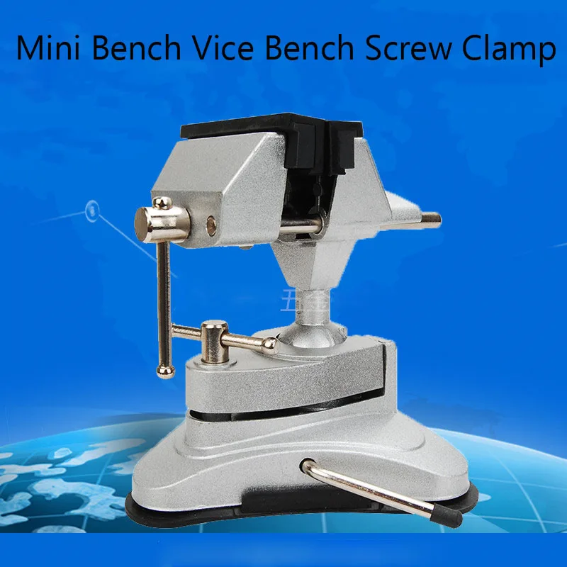 

Mini Bench Vice Screw Clamp Grinder Tool Holder Clip-on Plier 360 Degree Swivel Bench Vise Electric Drill Stand SK-293