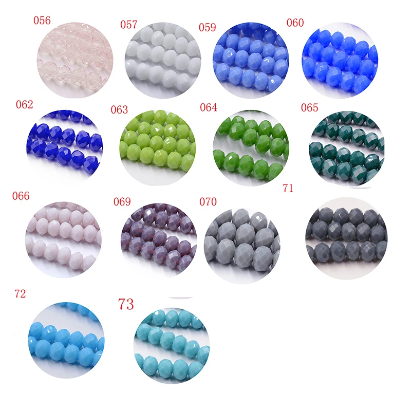 4mm Czech Glass Crystal Bicones Beads Faceted Spacer Small Beads Jewelry Making for Needlework and Accessories Wholesale