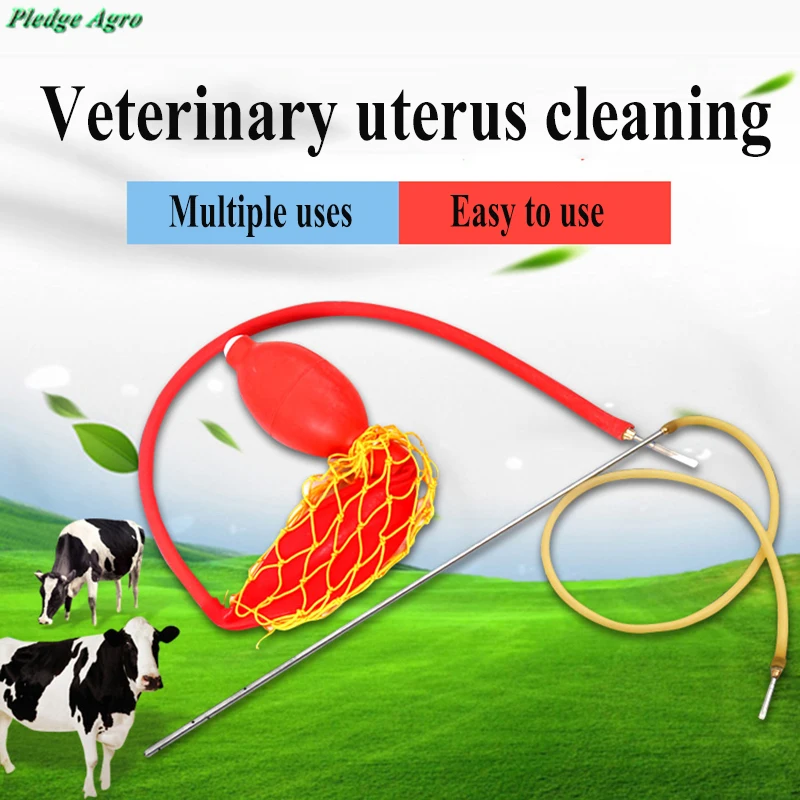 1pcs Cattle Cow Bovine Horse Uterus Flushing Abstersion Wash Device Veterinary Equipment Instruments Veterinaria Equipos Cows