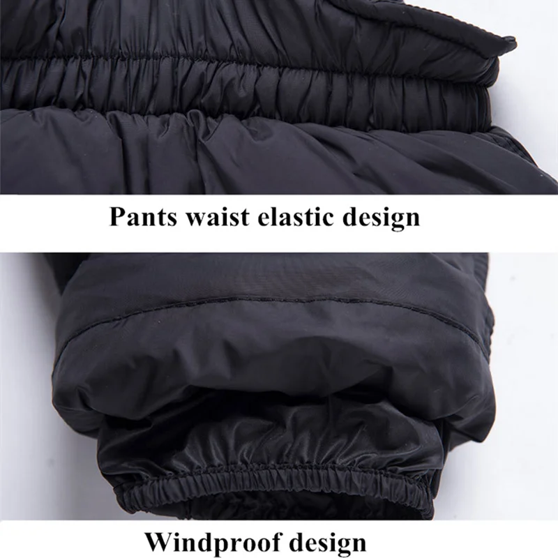 2024 children autumn winter thin down jacket parka boy baby overalls kids coat snowsuit snow toddler girl clothes clothing Set