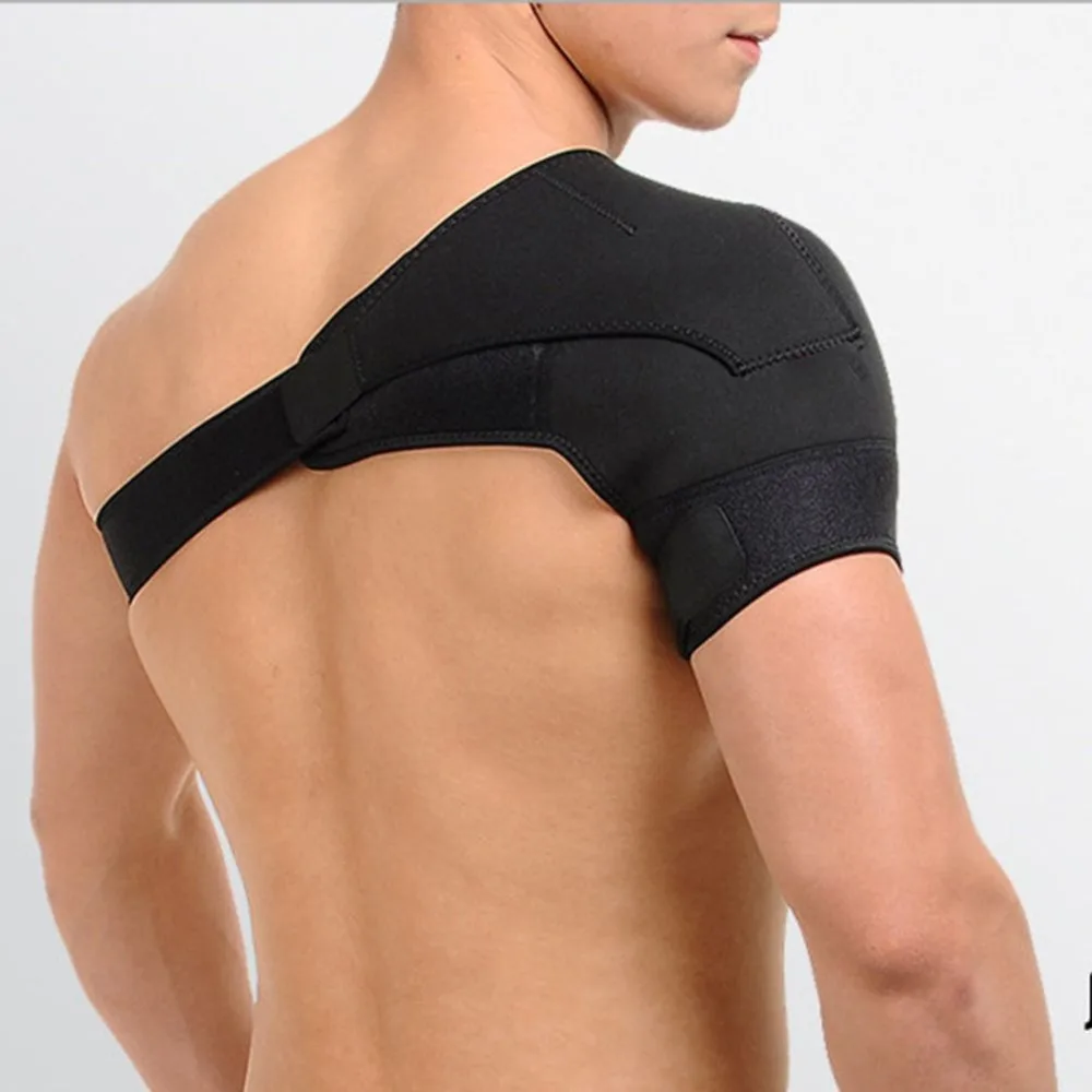 1 PC Adjustable Professional Shoulder Strap Shoulder Pads Protector Sports Elastic Breathable Brace Support Wraps Arm Protection