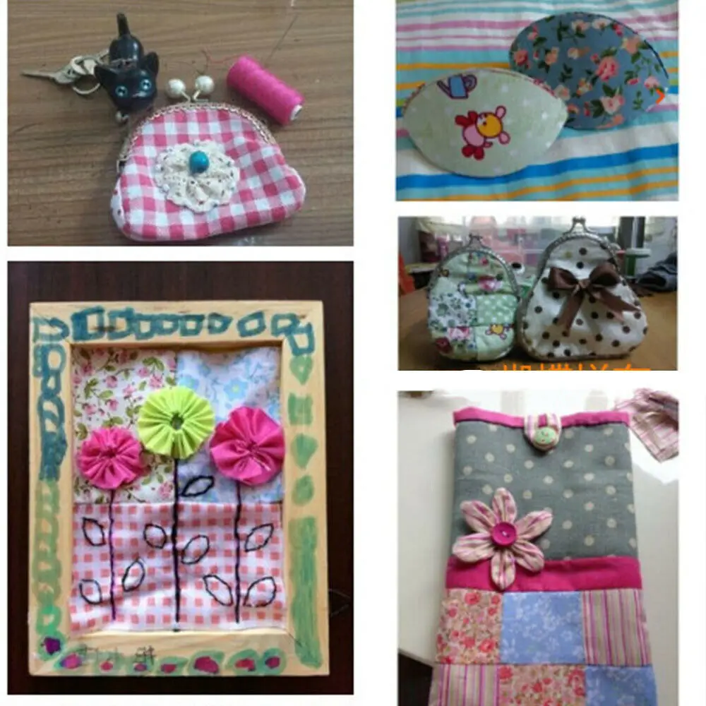 7 sztuk 25*25cm kolorowa tkanina bawełniana tkanina do szycia Patchwork różne wstępnie przycięte grube ćwiartki pakiet DIY Handmade Craft Material