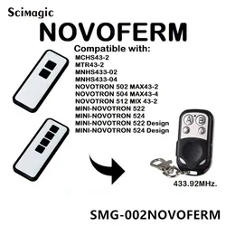 Novoferm mini-novotronガレージドアオープナー,522, 524互換リモコン433.92mhz,ドアコントロール,ローリングコードオープナー