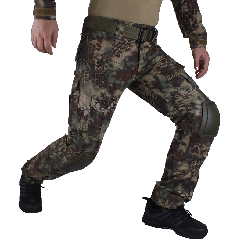 Vulpo Jacht Camouflage Broek Tactische Broek Mandrake Broek En Kniebeschermers Militaire Game Cosplay Uniform