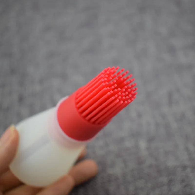 Kitchen Oil Dispenser Bottle Brush Silicone Portable BBQ Basting Brush Baking Pastry Honey Brush Barbecue Tool Cooking Gadgets