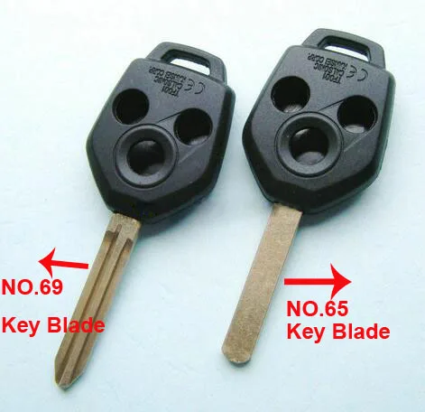 

5PCS Replacement Remote Key Shell 3 Buttons for Subaru Legacy Outback XV Forester Car Key Blanks Case