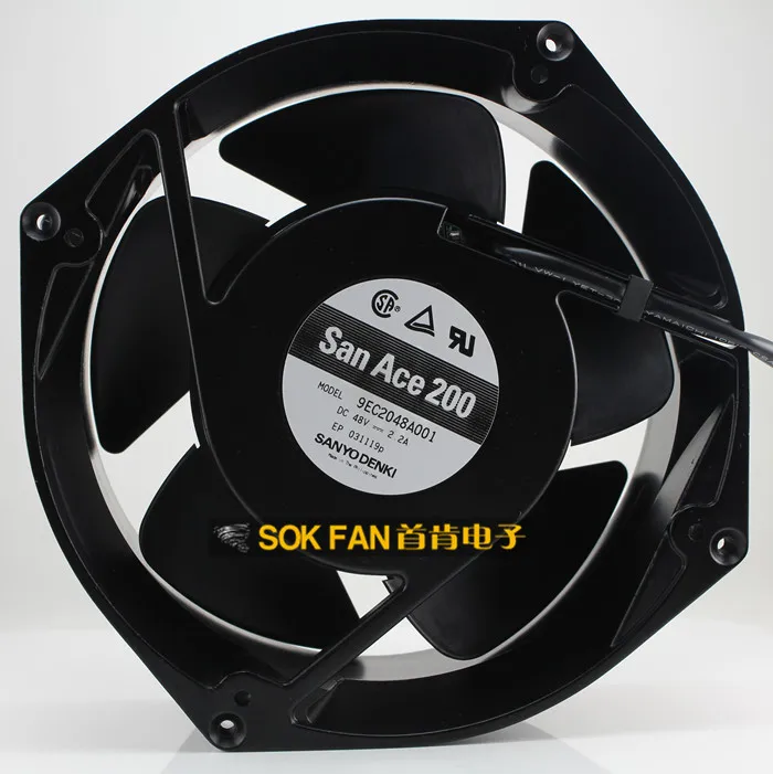 

NEW SANYO DENKI SAN ACE 48V 2.2A 20070 frequency 9EC2048A001 W1G180-AB47-01 cooling fan