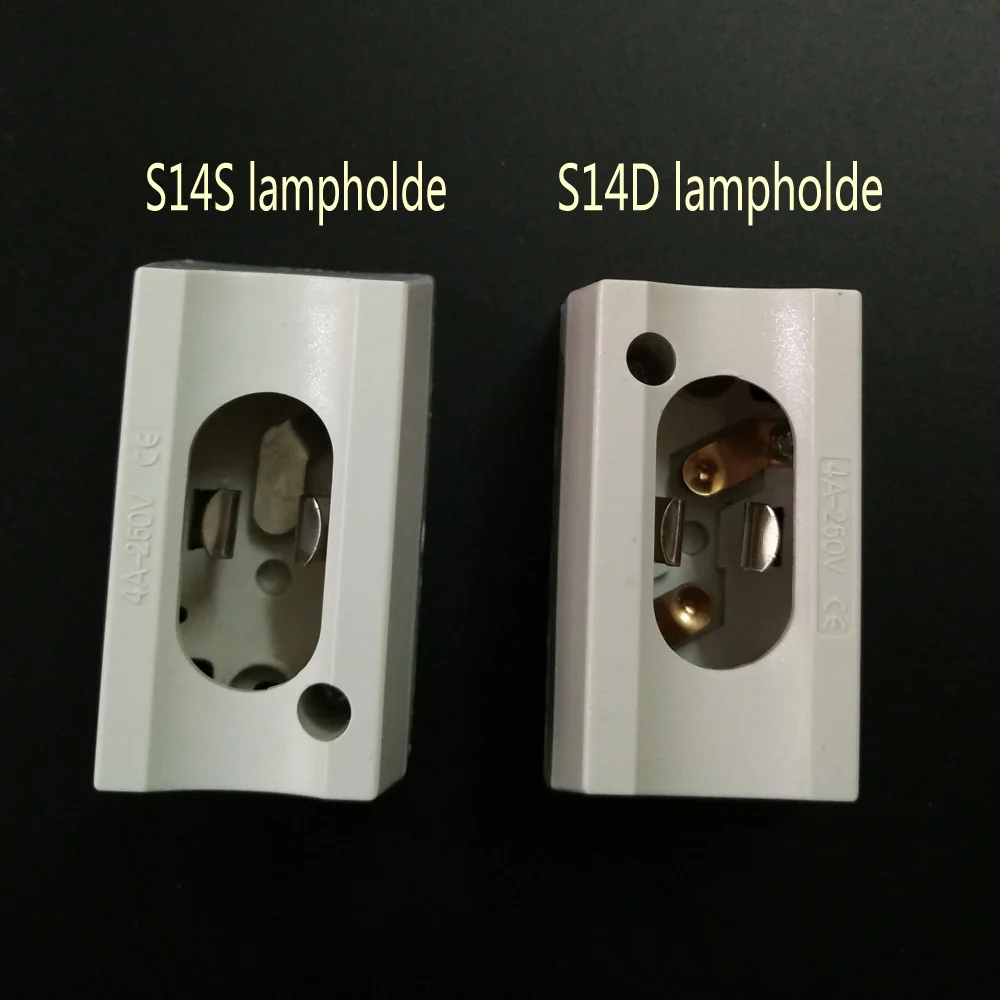

S14S S14D lampholde светодиодный s14s s14d базовый держатель Linestra держатель лампы 4A 250V CE
