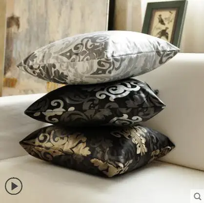 Woven Linen Cushion Cover Sofa Car Home Decorative Throw Pillow European Style Cotton Linen Seat Cushion Cover For Sofa Home Dec