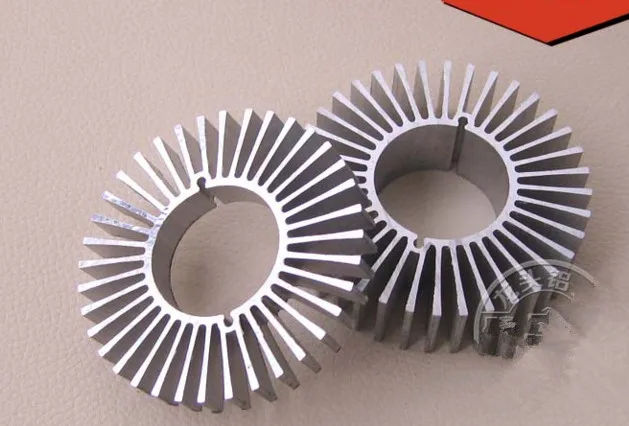 10pcs Large sunflower radiator 70*31.6*20mm LED aluminum profile circular heat sink