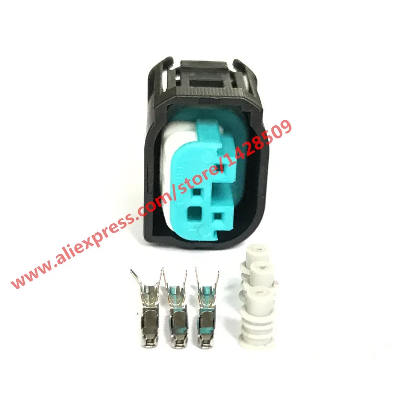 20 Sets 3 Pin/Way Female 9-967081-1 LPG Converter Automotive Harness Connector Auto Plug