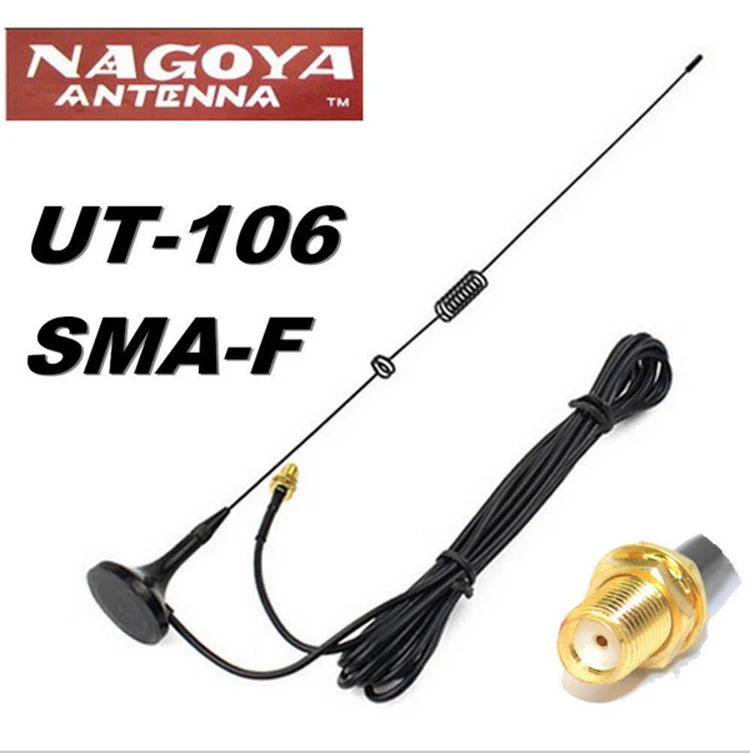 baofeng NAGOYA UT-106UV walkie talkie antenna DIAMOND SMA-F UT106 for HAM Radio BAOFENG UV-5R BF-888S UV-82 UV-5RE long antenna