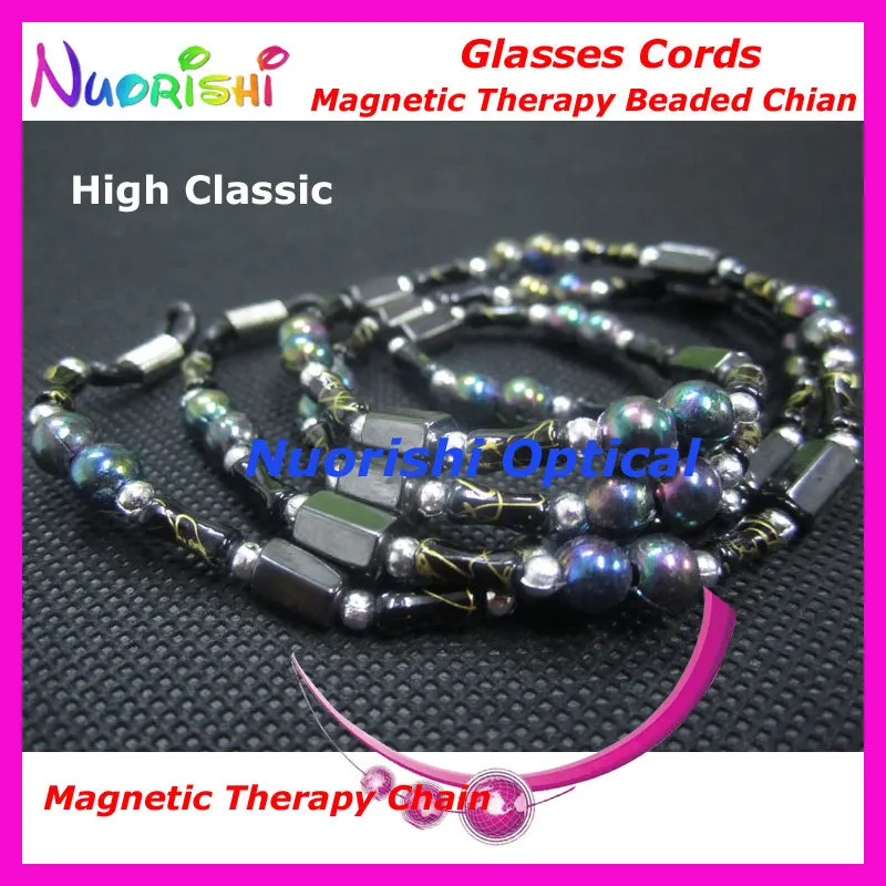 

1 pcs or 10 pcs L812 high classic nice Magnetic Stone beaded eyeglasses sunglasses eyewear spectacle chain cords free shipping