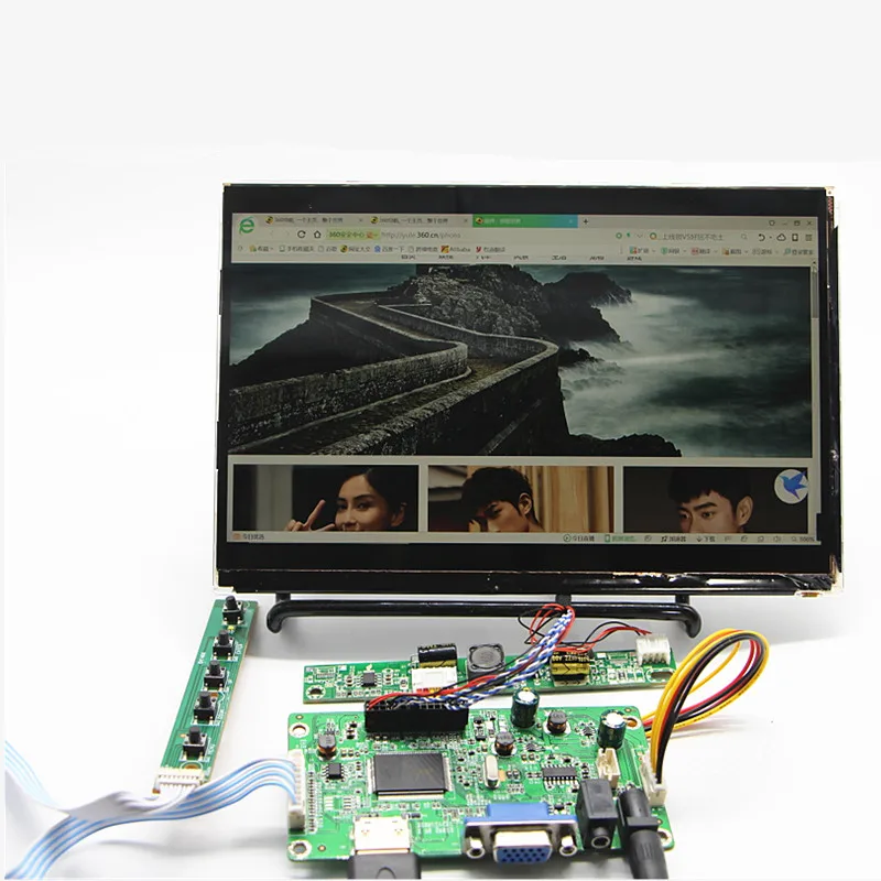 

8.9 inch 1920x1200 IPS 1080P VGA+AUDIO+HDMI LCD Module Car Raspberry Pi 3 Game PS3 XBox PS4 Monitor