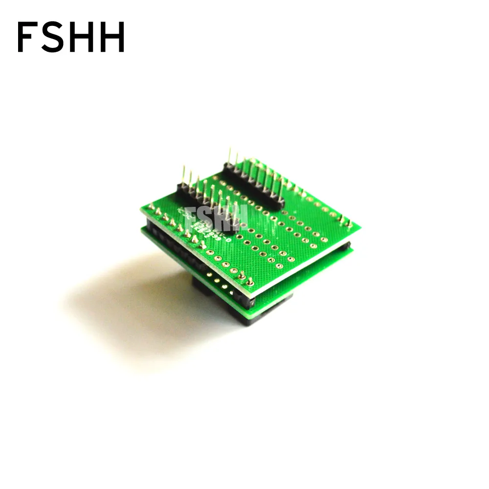 Adaptador de CNV-SSOP16-DIP TSSOP16 SSOP16 a DIP16, toma de prueba IC, adaptador de programador posicionado horizontalmente