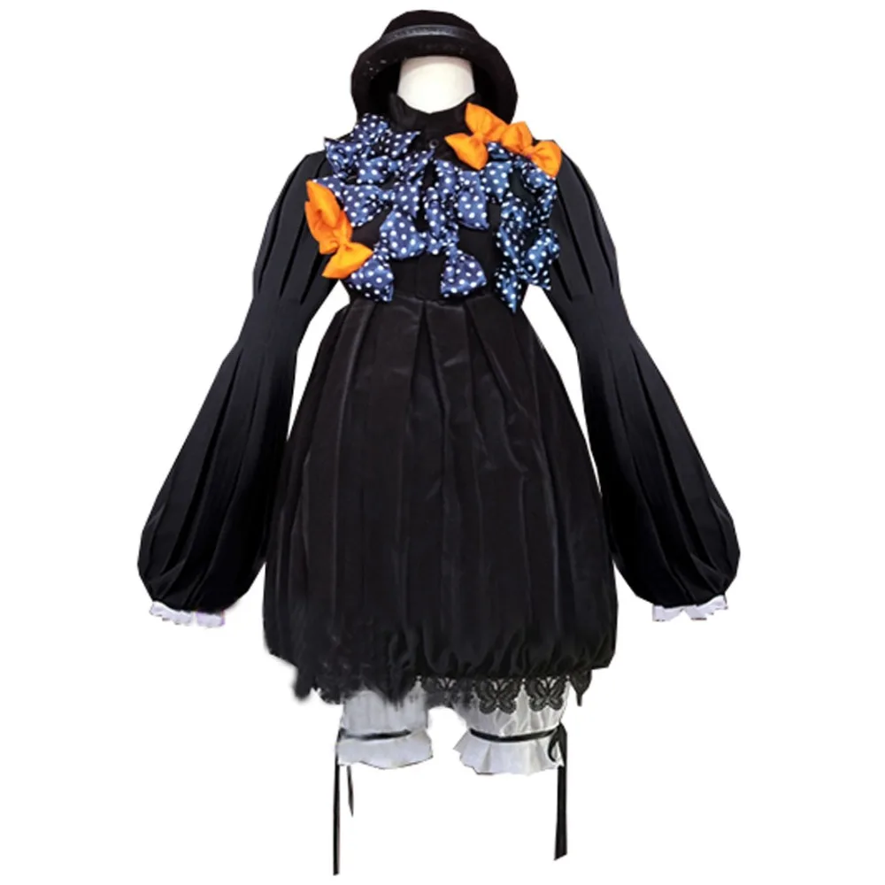 2018 Game Fate Grand Order FGO Figure Abigail Williams Gothic Pumpkin Halloween Uniform Cosplay costume