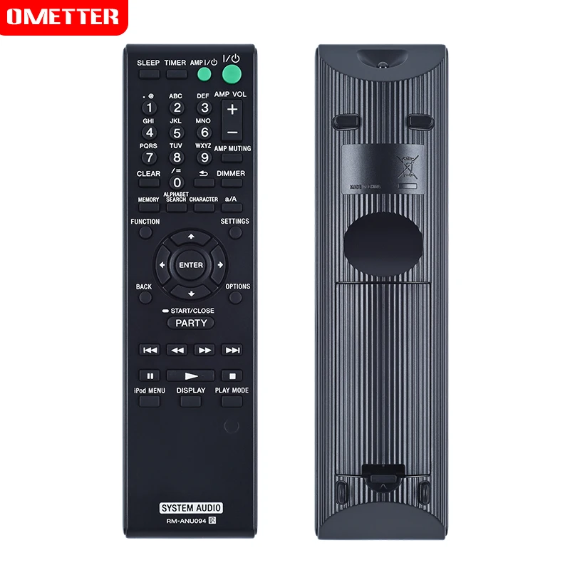 

RM-ANU094 Replaced Remote fit for Sony Network Audio Component Server NAC-SV10I NACSV10I