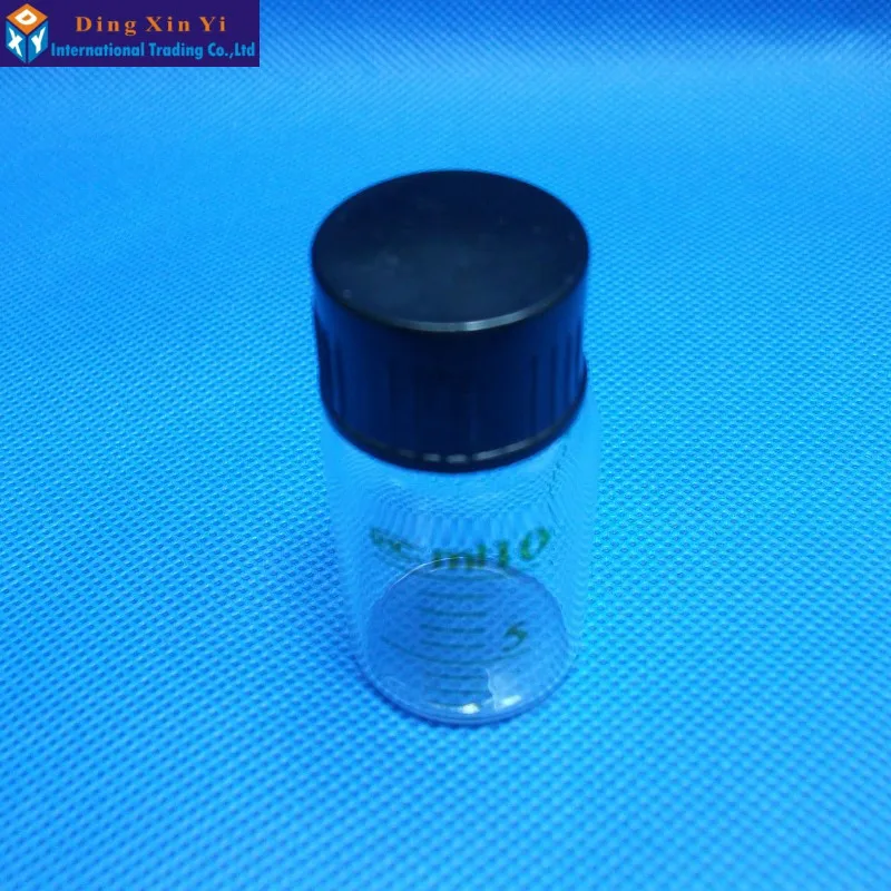 10ML10pcs/lot Glass Vials glass sample bottles Serum bottle graduated Pyrex or Duran glassware