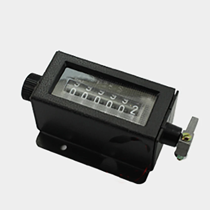 D94-S 6-digit Counters Pull Mechanical Counter Clockwise Rotation Manual Reset Industrial Revolution Table 0-999999