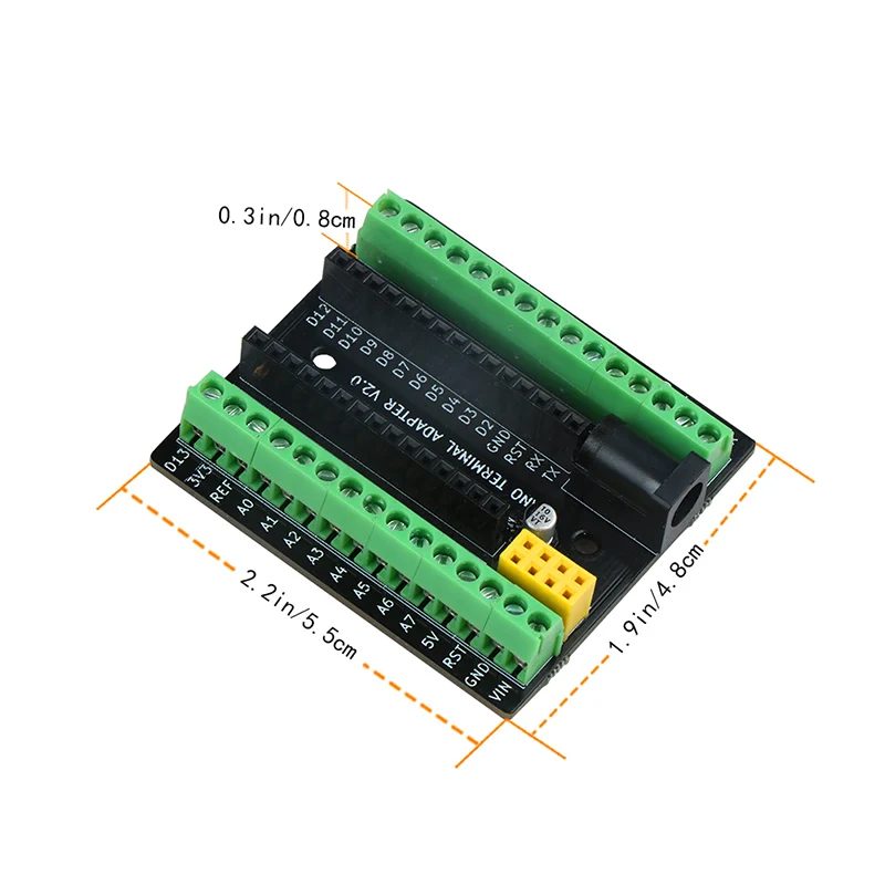 Emakefun Nano Terminal Expansion Adapter Board for Arduino Nano V3.0 AVR ATMEGA328P with NRF2401+ Expansion Interface DC Power