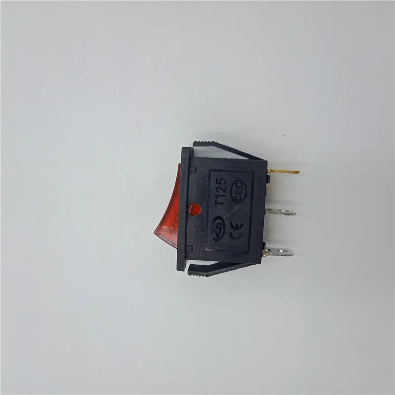 Rocker Switch KCD3 250V 15A 125V สีแดงปุ่ม Light On - Off Rocker สวิทช์ไฟสำหรับ Rayma hot Air เครื่องเชื่อม