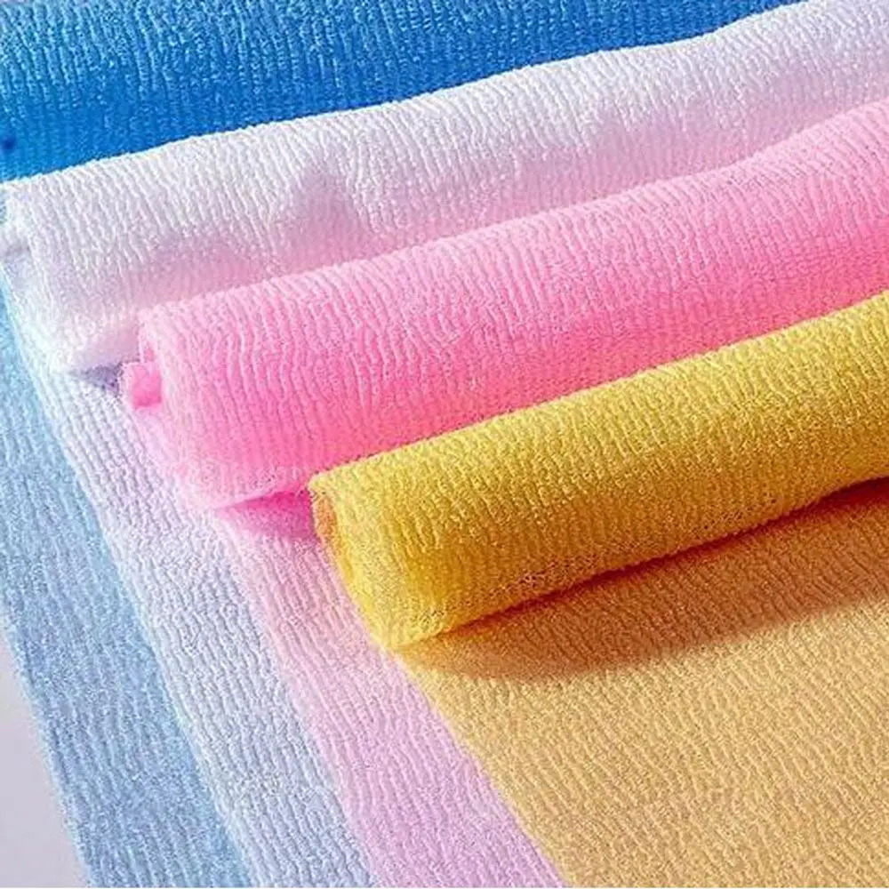 1pc Körper Nylon Waschen Tuch Bad Handtuch Mesh Körper Waschen Sauber Peeling Puff Peeling Bodys Behandlung Bad Dusche Produkte