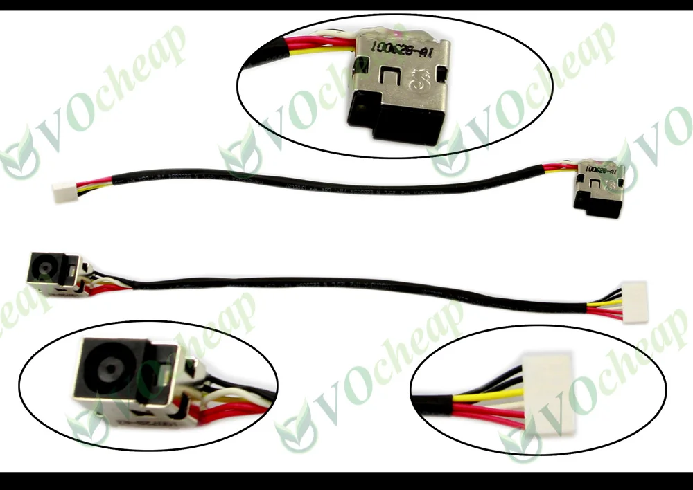 Новый разъем питания постоянного тока для ноутбука HP Pavilion dv5 G71 DV6 CQ61, разъем для зарядки ноутбука Compaq Presario CQ71, соединительный кабель