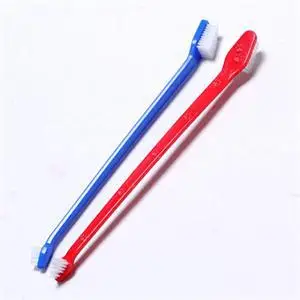 1 pçs venda quente pet escova de dentes do cão de peluche adição mau hálito tártaro cuidados com os dentes do gato do cão suprimentos de limpeza