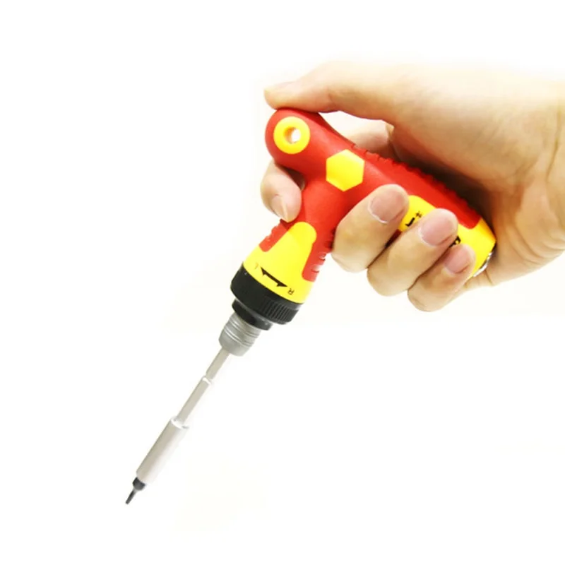 33 dalam 1 Presisi Magnetic Obeng Set Dual-Driver Obeng Set Untuk Reparing Alat Dengan Torx Slotted Phillip Hex Bit