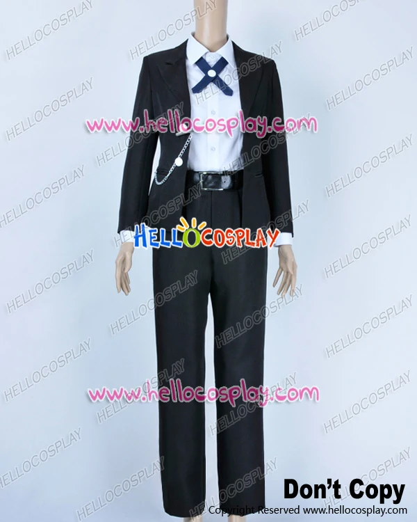 

Danganronpa Dangan Ronpa Cosplay Byakuya Togami Costume Black Uniform H008