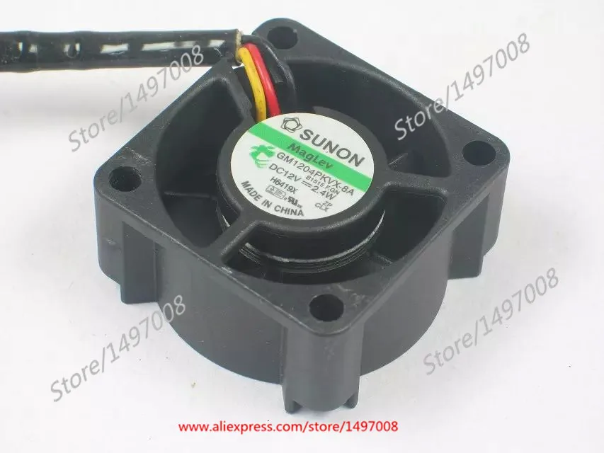 

SUNON GM1204PKVX-8A B1515.F.GN Server Cooling Fan DC 12V 2.4 W 40x40x20mm 3-wire