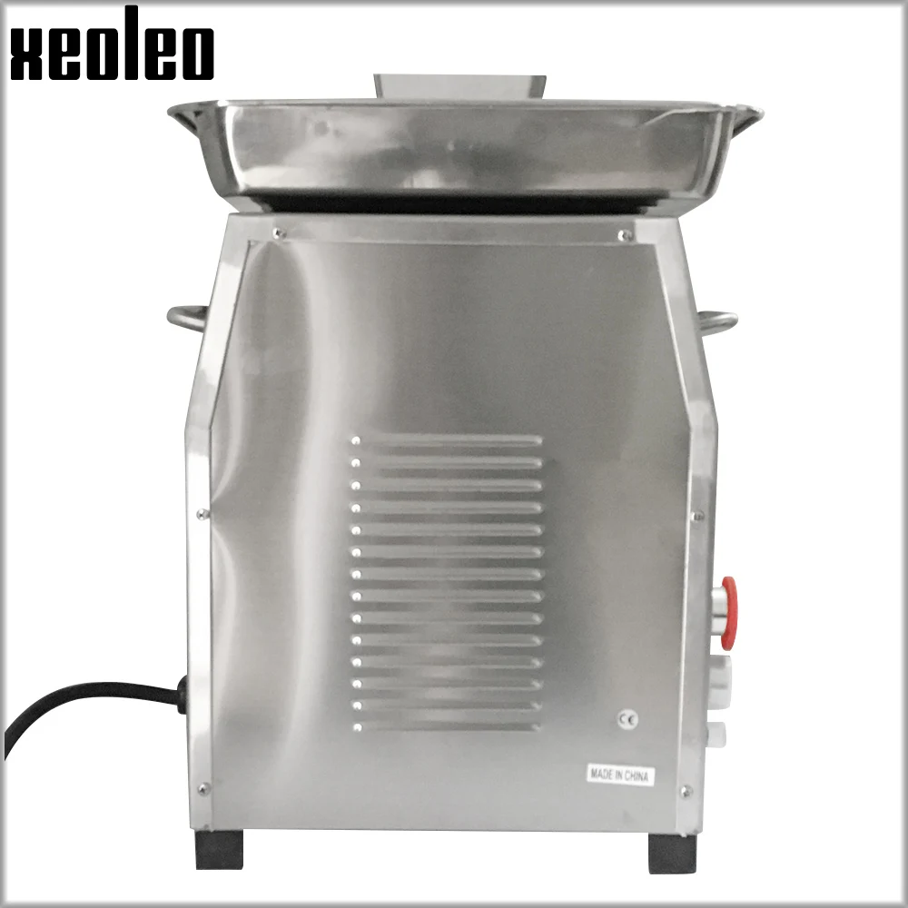 XEOLEO Commercial Meat slicer Electric Meat Cutter Stainless steel Chopper meat3/2.5/4/5/6/7/8mm thickness 250KG/h 110/220V 550W